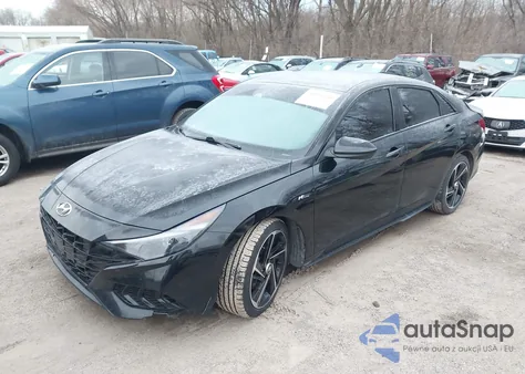 2023 Hyundai Elantra N Line z USA, uszkodzony, nr VIN KMHLR4AF3PU431945